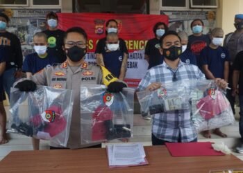 Kurang dari 1×24 Jam,5 (lima) Kawanan Begal Berhasil di ringkus Sat Reskrim Polres Lebak