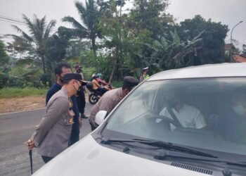 Pasca Ops Ketupat Maung 2021, Polres Pandeglang Lakukan KRYD di Pos Pam Gayam