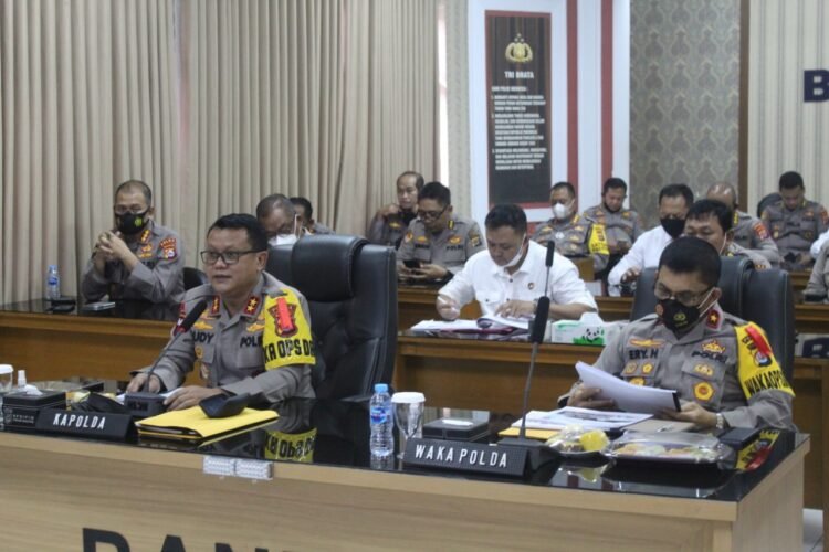 Polda Banten Gelar Anev Opsnal dan Ops Aman Nusa II