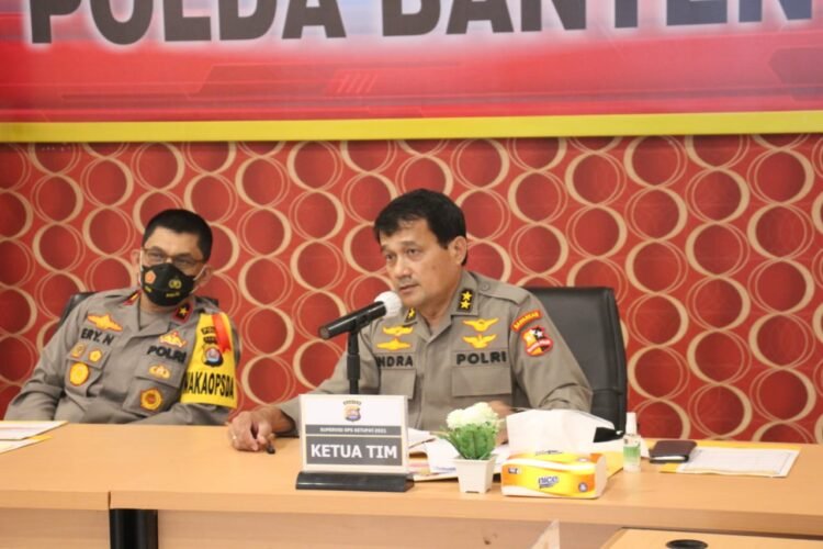 Polda Banten Terima Kunjungan Tim Was Ops Mabes Polri