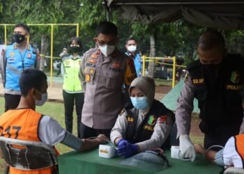 Wakapolda Banten Cek Pelaksanaan Tes Kesamaptaan Jasmani Catar Akpol 2021