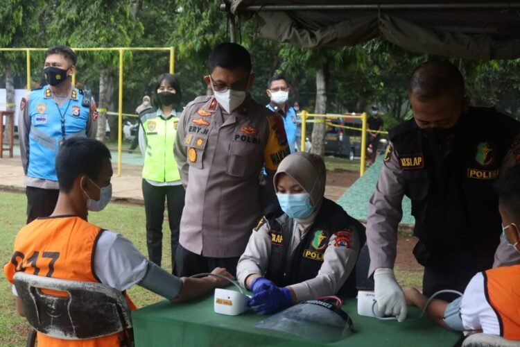 Wakapolda Banten Cek Pelaksanaan Tes Kesamaptaan Jasmani Catar Akpol 2021