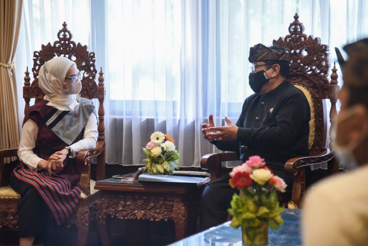 Bertemu Wagub Bali, Stafsus Angkie Bahas Prioritas Vaksinasi Bagi Penyandang Disabiltas