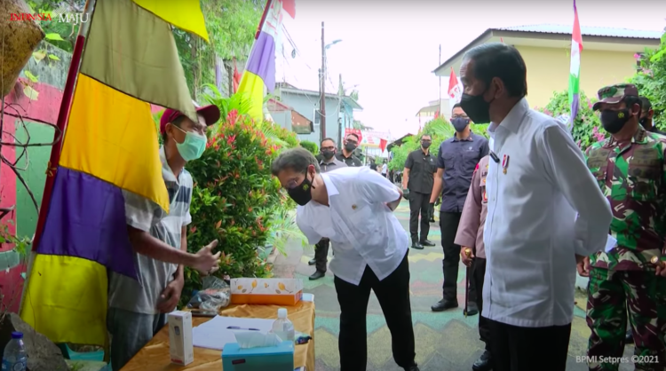 Sidak Lokasi PPKM Mikro di Jakarta, Presiden Tekankan Pentingnya Implementasi di Lapangan