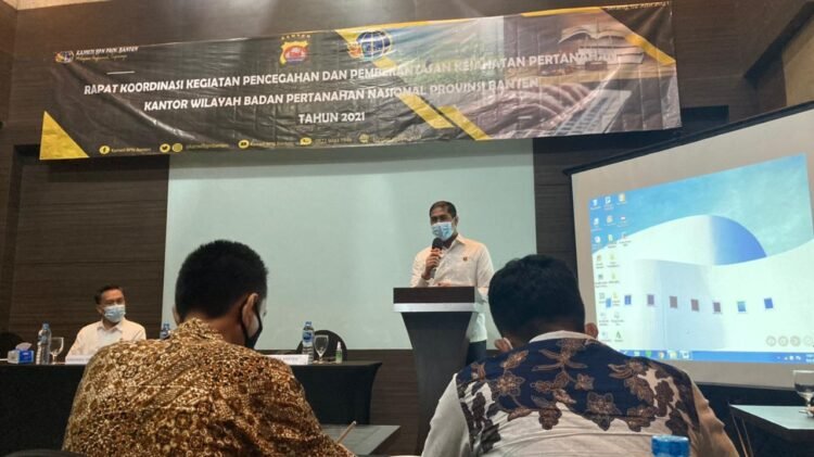 Dirreskrimum Polda Banten Ikuti Rakor Pencegahan Kejahatan Pertanahan