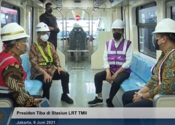 Ditargetkan Beroperasi Tahun 2022, Presiden: Progres Pembangunan LRT Jabodebek Capai 84,7 Persen