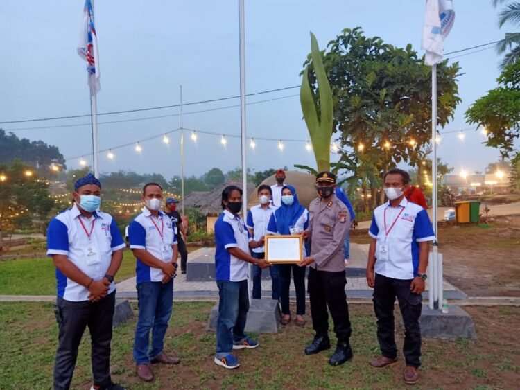 Hadiri Pembukaan Pelatihan dan kemah jurnalistik Pengurus MOI, Polda Banten Ajak Tangkal Hoax