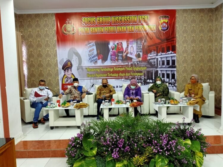 Hasil FGD Polda Banten dan instansi terkait sepakat bangun kelompok peduli anak dan perempuan