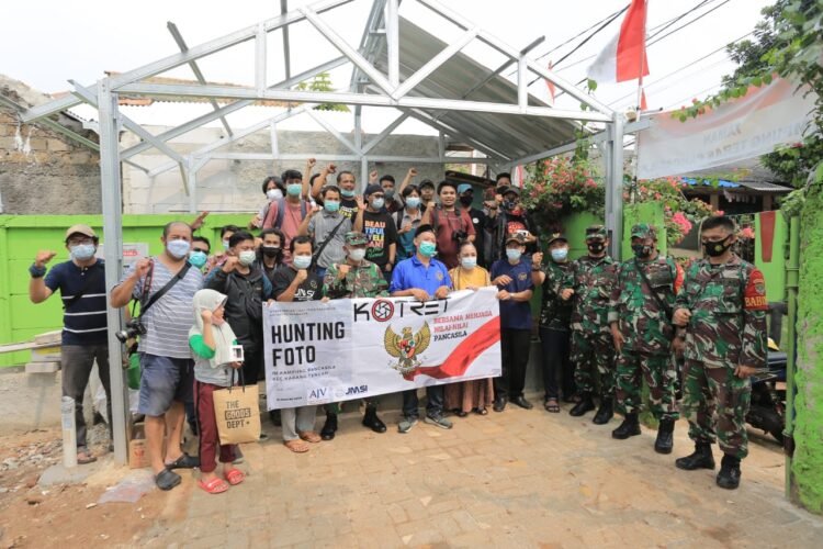 Hunting Foto di Kampung Pancasila, Cara JMSI Banten dan KOTRET Peringati Hari Pancasila