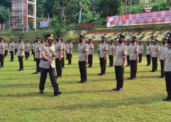 Kapolda Banten Lantik 192  Bintara Polri T.A.2020/2021