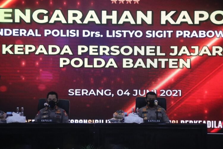 Kapolri: 12 Program “Pendekar Banten” Implementasi Mendukung Presisi Kapolri