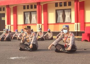 Kunjungi SPN Polda Banten, Wakapolda Berikan Arahan Kepada Personel dan Siswa