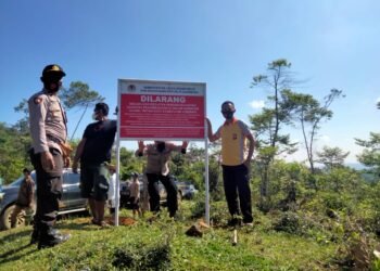 Longsor Lebak Tertangani,Gunung Liman Mulai Ditanami