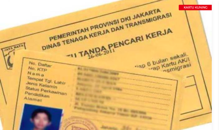 Menaker Pastikan Pembuatan Kartu Kuning Gratis