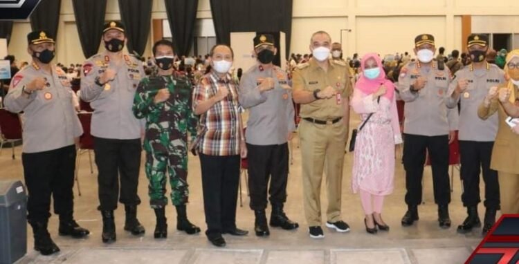 Polda Banten Dukung Vaksinasi Massal