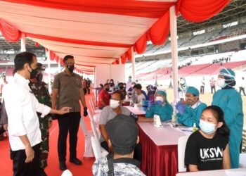 Presiden Targetkan Dua Juta Dosis Vaksinasi Harian di Bulan Agustus