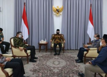 Temui Wapres, Mahfud MD Laporkan Persiapan Percepatan Pembangunan Kesejahteraan Papua