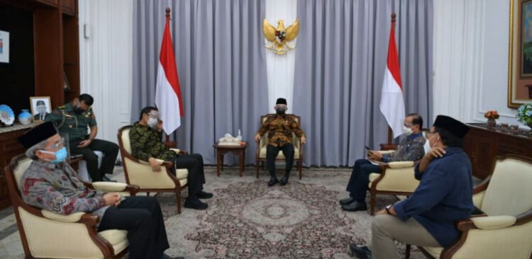 Temui Wapres, Mahfud MD Laporkan Persiapan Percepatan Pembangunan Kesejahteraan Papua