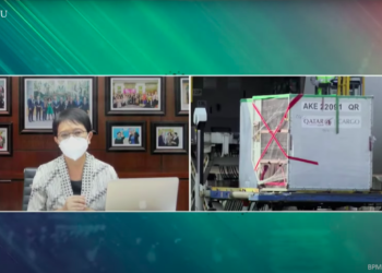 1,5 Juta Dosis Vaksin Moderna Dukungan Pemerintah AS Tiba di Tanah Air