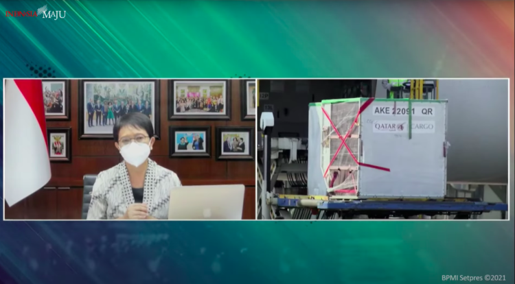 1,5 Juta Dosis Vaksin Moderna Dukungan Pemerintah AS Tiba di Tanah Air