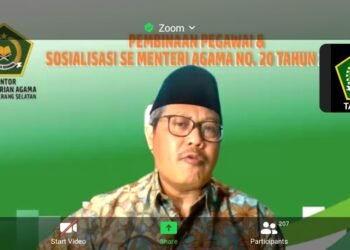 Kemenag Tangsel Sosialisasikan SE Menag No. 20 Tahun 2021