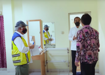 Antisipasi Tambahan Kebutuhan RS, Presiden Jokowi Pastikan Kesiapan Asrama Haji Pondok Gede