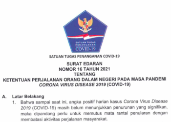 Berlaku Mulai 26 Juli, Inilah Edaran Terbaru Satgas COVID-19 tentang Perjalanan Dalam Negeri