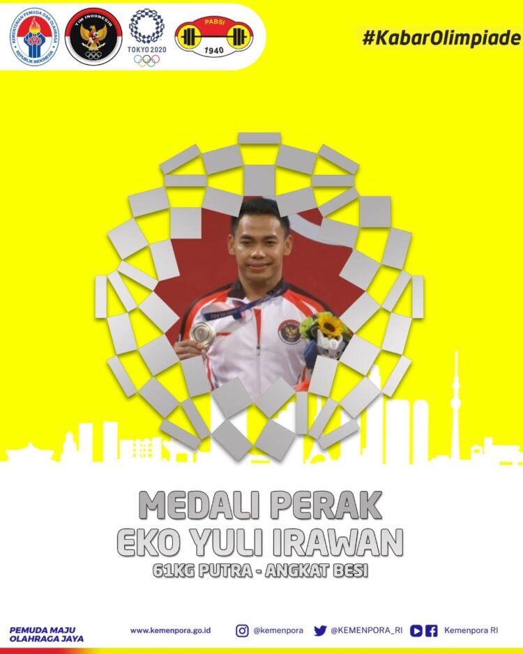 Eko Yuli Irawan Persembahkan Medali Kedua untuk Indonesia