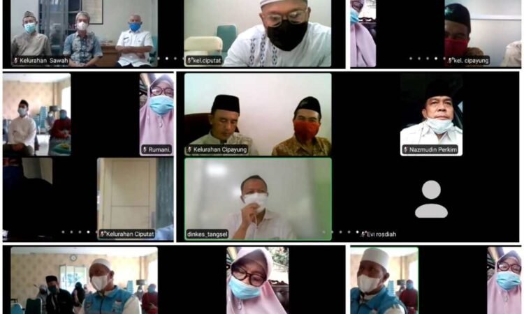 KUA Ciputat Adakan Bimtek Pemulasaran Jenazah Covid-19 Secara Virtual