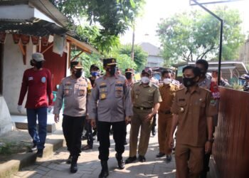 Kunjungi Provinsi Banten, Kakor Sabhara Baharkam Polri Cek Pelaksanaan PPKM Darurat