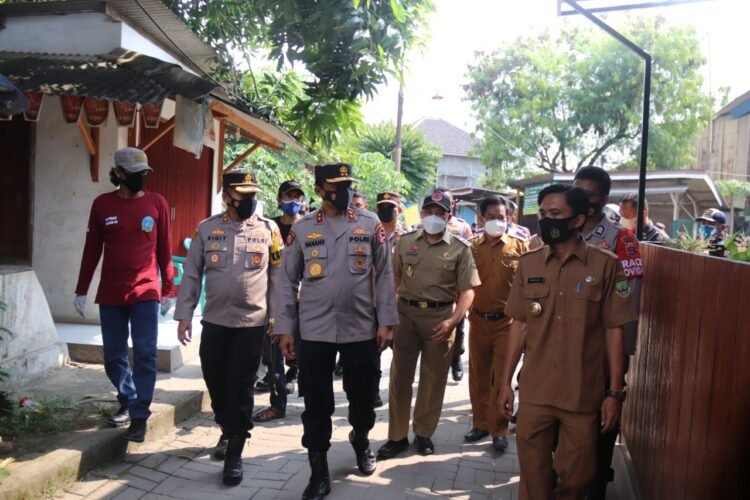 Kunjungi Provinsi Banten, Kakor Sabhara Baharkam Polri Cek Pelaksanaan PPKM Darurat