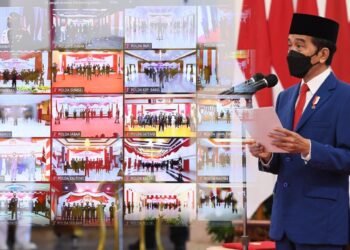 Peringatan Hari Bhayangkara ke-75, Presiden Apresiasi Peran Polri Turut Tangani Pandemi