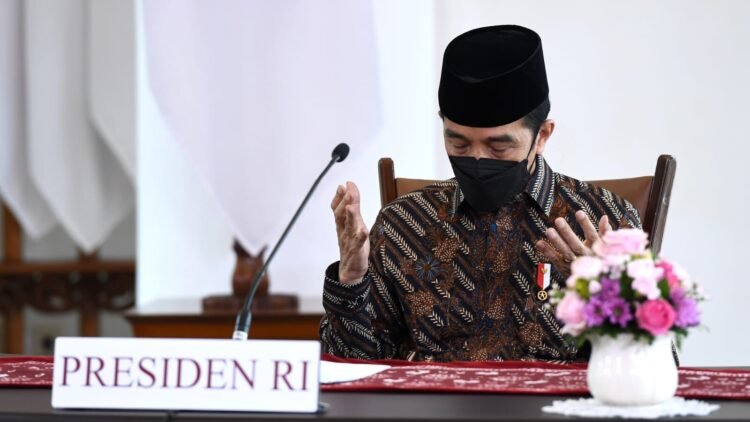 Pimpin Acara Doa dari Rumah, Presiden: Usaha Lahiriah Harus Dibarengi Usaha Batiniah