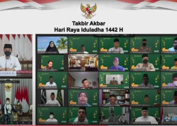 Presiden Jokowi: Bersama Optimalkan Ikhtiar Lahiriah dan Batiniah Hadapi Pandemi