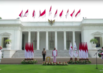 Presiden Jokowi Lepas Tim Indonesia ke Olimpiade Tokyo 2021