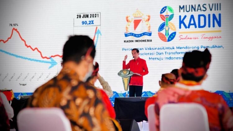 Presiden: Kunci Pertumbuhan Ekonomi Adalah Tekan Covid-19 Sampai Hilang