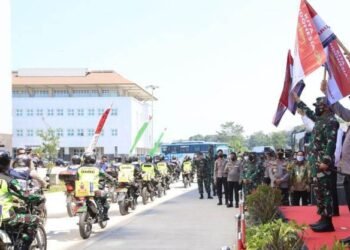 Warga Banten Terdampak PPKM Darurat Terima 450 Ton Beras dan 15.000 Paket Sembako