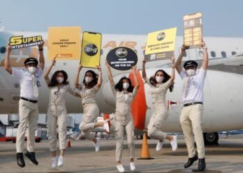 Terbang dengan Super Air Jet, Nikmati Hiburan Gratis Sepuasnya dengan Super Entertainment