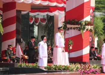 Upacara HUT ke-76 RI Tingkat Kota Tangsel Tahun 2021
