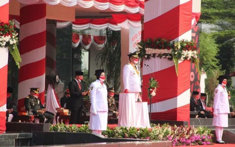 Upacara HUT ke-76 RI Tingkat Kota Tangsel Tahun 2021