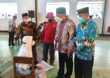 1.700 Santri Ponpes Al-Amanah Al-Gontory Ikuti Vaksinasi Covid-19