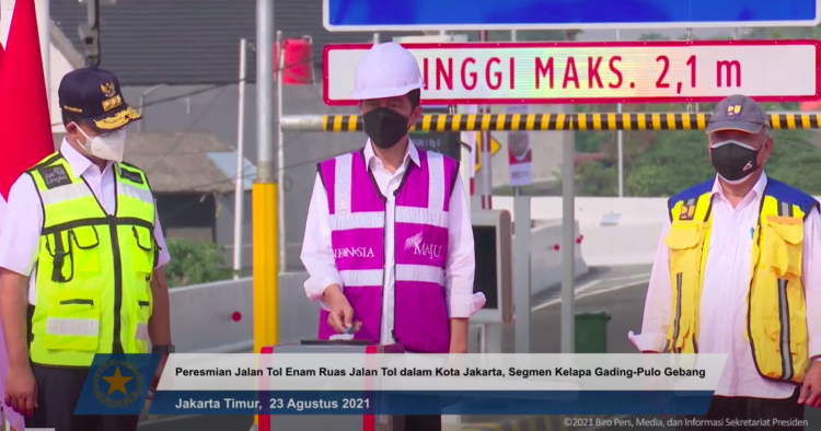 Presiden Jokowi Resmikan Jalan Tol Kelapa Gading – Pulo Gebang Sepanjang 9,3 Kilometer