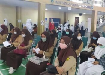 1.015 Siswa Madrasah di Tangsel Telah Divaksin
