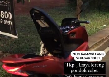 Bawa Uang Rp100 Juta, Ibu-ibu di Pondok Cabe Dirampok