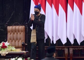 Berbaju Adat Baduy, Presiden Sampaikan Pidato Kenegaraan di Gedung Nusantara