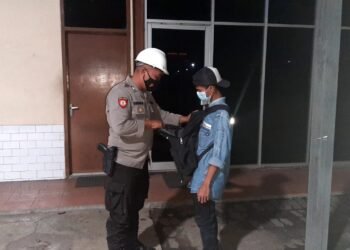 Ciptakan Kamtibmas yang Aman dan Kondusif, Personel Ditpamobvit Polda Banten Lakukan Pengamanan