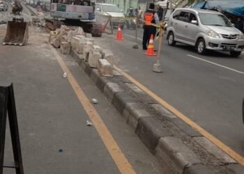 Jalan Dewi Sartika Ciputat Macet, Ternyata Ada Pekerjaan Drainase dari Kementerian PUPR