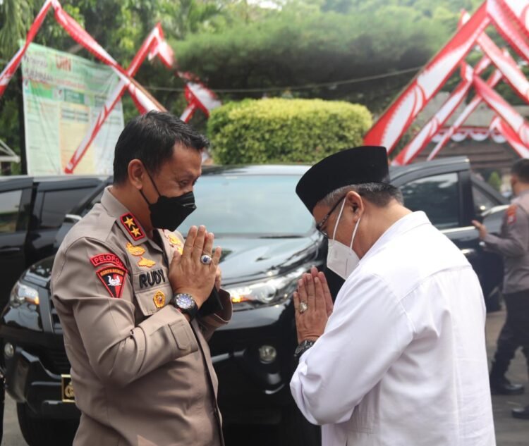 Jelang Kunjungan Kapolri, Kapolda Banten Tinjau Persiapan Vaksinasi di Kampus UIN