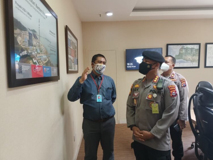 Kunjungi PT Lestari Banten Energi, Dirpamobvit Polda Banten Siap Menjamin Keamanan pada Obvitnas