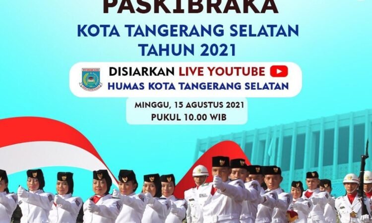 Live Streaming: Pengukuhan Paskibraka Kota Tangerang Selatan Tahun 2021